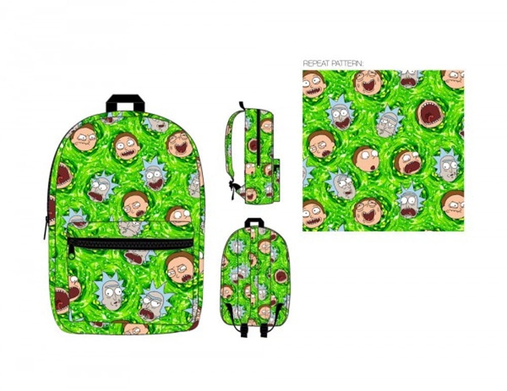 rick morty backpack