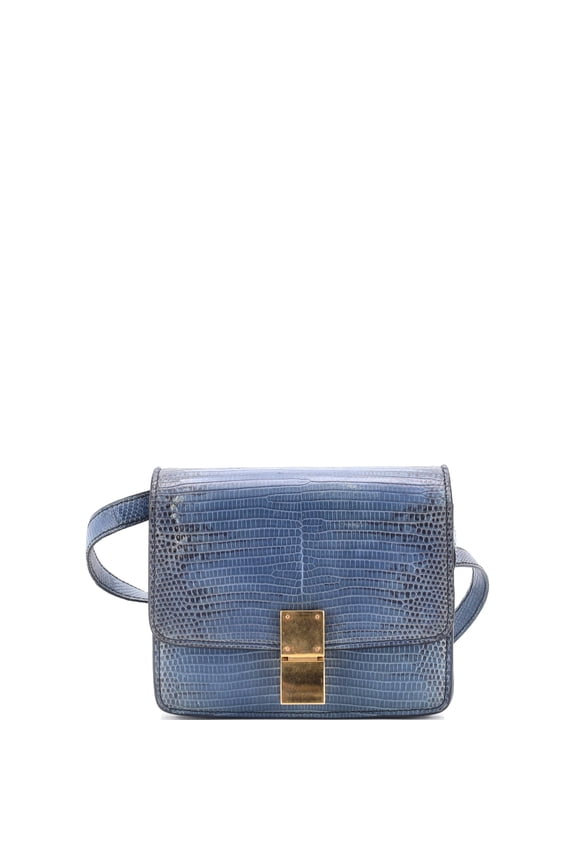 Pre-Owned CELINE Classic Box Bag Lizard Small By Rebag