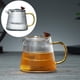 thumbnail image 2 of Tetera de vidrio grueso con infusor, tetera de vidrio de borosilicato con infusor para té suelto 500ml, 2 of 8
