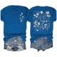 thumbnail image 2 of Camisetas de Verano de Mujer Pequeña Flor Impresa Cuello Redondo Manga Corta Superior, Verano Superior de las Mujeres, 2 of 6