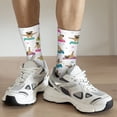 thumbnail image 5 of Goofa Yoga Dogs Poses Printed Men's Crew Socks, Soft Durable Breathable Moisture-Wicking with Odor Control Cotton socks, 5 of 9