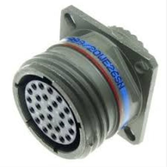 D38999/20WE26SN - KPT CONNECTOR BULKHEAD W/PIN IND PKG