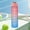 A, variant on Tuscom 750ml Flip Top Reusable Plastic Sports Bottle with Time Marker for Gym Outdoor Hiking BPA Free