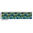 thumbnail image 2 of Ambesonne Colorful Fabric by the Yard Upholstery, Modern Geometric Bohem, 5 Yards, Blue Green, 2 of 4