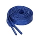 thumbnail image 1 of Cordones De Zapatos Brillo Metálico Brillante Cuerdas Planas Con Purpurina Para Zapatillas Azul Real 100cm/39.37, 1 of 6
