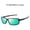 Green, variant on Mens Polarized Sports Sunglasses with Cool Mirror Lens and Strong Resin Construction for Enhanced Vision