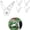 White, variant on Plant Bender, Plant Light Elbow Training Tool, Plant Pipe Bender for Garden, Adjustable Plant Shaping & Support Tool, Gardening Accessory for Flowers Vegetables(Green)