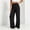 Black, variant on Njagoc3 Wide Leg Pants for Women Drawstring Elastic Waist Lounge Trousers with Side Pockets Casual Bottoms