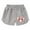 A-6755Grey2, variant on MEZZALL Girls Shorts For Everyday Casual School Outdoor Activities Comfortable For Summer Fall Wear Toddler Streetwear Boho / 3-4 Years
