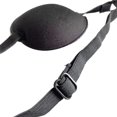 thumbnail image 2 of Parche para ojos negro para adultos y niños, parche para ojos cómodo, parche para ojos ajustable para estrabismo, máscara para ojos para recuperación, accesorio de Cosplay para ojos, negro-2 -, 2 of 3