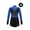 Royal Blue&Black, variant on TTAO Kids Girls Long Sleeve Gymnastics Leotard Shorty Jumpsuit Yoga Skating Dance Unitard with Hair Band Set Blue Green&Black 16