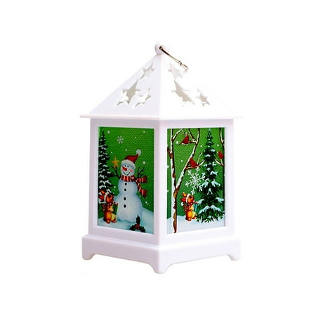 

LBECLEY Led for Bathroom Decorative Props Christmas Gifts Stars All Over The Sky Square Christmas Patterns Decorative Wind Lamps Small Night Lights Solar Sunset Lamp B One Size