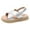 Silver, variant on Gubotare Girl Sandals Girls Toddler/Little Kid Open-Toe Flower Summer Dress Sandals Shoes Size 2 (Beige,Big Kids 2)