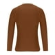 thumbnail image 4 of pstuiky camisetas de manga larga para hombre, Suéter de punto con cuello de color liso para hombre Suéter de manga larga para hombre camisetas de hombre l, 4 of 5