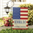 thumbnail image 3 of Memorial Day Garden Flag Yard Flag Double Sided Vertical Outdoor Decor Remember and Honor Our Heroes American Flags 12.5 X 18 Inch, 3 of 4