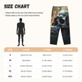 thumbnail image 3 of Sikiie Flower Field Skull Women’s Ultra-Soft Comfy Lounge Pants Sleepwear Comfy Lounge Pants Drawstring Sleep Bottoms with PocketsX-Large, 3 of 6