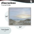 thumbnail image 4 of Stupell Industries Coastal Serenity Path Sunset Gray Framed Giclee Art, 30 x 24, by Georgia Janisse, 4 of 8