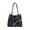 ?? Black_Base#1294, variant on Sequin Shoulder Bag Large Capacity | Fashionable Pleated Polyester Handbag | Black, Pink, Gold, Silver | 12x4x10 in | Trendy Western-Style Purse for Women, Lightweight, Versatile, Durable