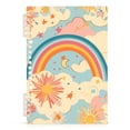 thumbnail image 7 of FORMRS 1-Subject Spiral Notebook 8" x 5" College Ruled 60 Refillable Sheet, 2 Pack, Pink Retro Sun, 7 of 7