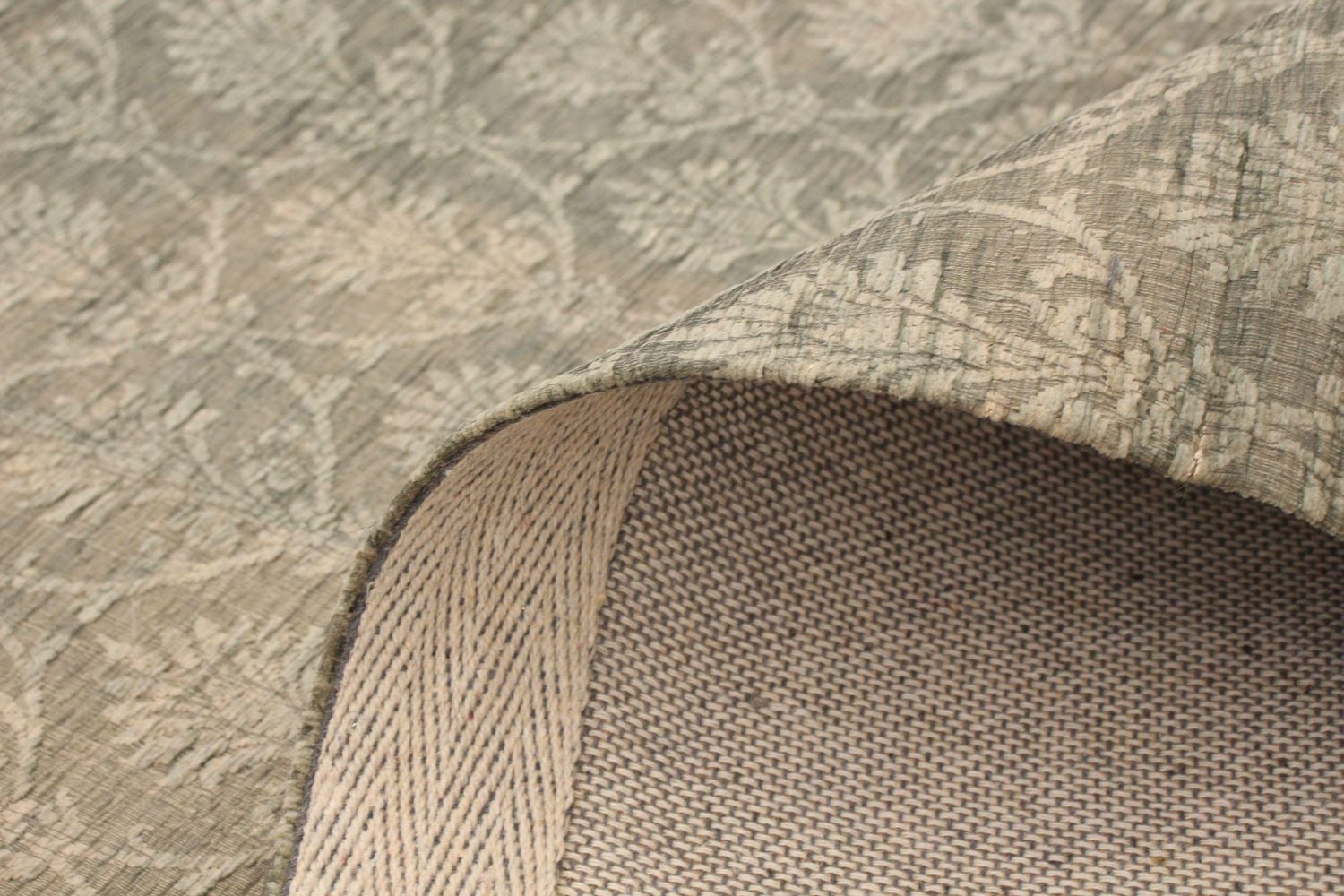 ECARPETGALLERY 5'2" x 7'6" Transitional Collage Handmade Area Rug for Living Room, Dining Room and Bedroom in Grey