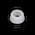 thumbnail image 2 of Uxcell 4Pcs Tapas de Grommet de Caucho de 24mm ID 19mm H 14mm Sello Antirayaduras para Caja Eléctrica, 2 of 6