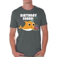 thumbnail image 1 of Awkward Styles Shark Outfit Shark Men's T-shirt Shark Themed Party Shark Gifts Tshirt for Dad Shark Birthday Party Kids B-Day Collection Kids Party Outfit for Grandpa Lovely Shark Shirt for Husband, 1 of 4