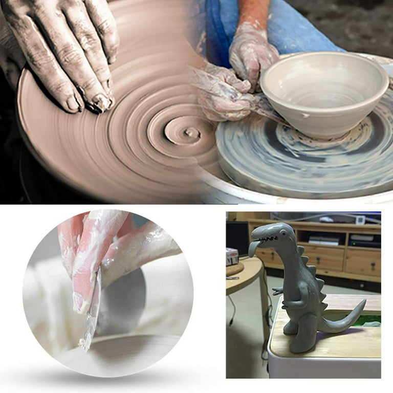 LAMPTOP 61Pcs Pottery Ceramic Tools & Polymer Clay Sculpting