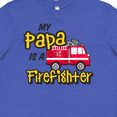 thumbnail image 4 of Inktastic My Papa is a Firefighter with Fire Truck Youth T-Shirt, 4 of 5