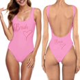 thumbnail image 1 of MKLEKYY Trajes De Baño mujer Natacion Women Fashion Letter Print Piece Swimsuit Sexy Bikini Swimwear Bathing Sleeveless Backless Swimsuit 1334, 1 of 4