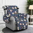 thumbnail image 2 of TSOVTHRID Baseball Bat Star Print Non Slip Recliner Chair Covers, Sofa Slipcover for Reclining Chair with Storage Pockets, Washable Comfy Recliner Couch Slipcovers for Home, 2 of 7