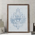 thumbnail image 2 of Chandelier Draft I - Barnwood Framed Canvas - 18 x 24 - Walnut, 2 of 4