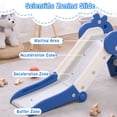 thumbnail image 6 of Toddler Foldable Slide for Toddlers Kids Indoor Baby Plastic Play Slide with Basketball Hoop and Ball, 6 of 6