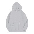 thumbnail image 7 of Womens Hoodies Oversized Sweatshirt Cozy Sweaters Basic Pullover Shirts Large Kangaroo Pocket Casua Fall Outfits, 7 of 7