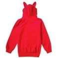 thumbnail image 5 of Yindaity Hoodies for Teen Girls Cute Trendy Youth Long Sleeve Oversized Hooded Sweatshirts Tween Tops Winter Preppy Clothes(Red,11-12 Years), 5 of 6