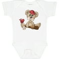 thumbnail image 3 of Inktastic Baseball Teddy Bear Boys Baby Bodysuit, 3 of 5