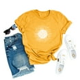 thumbnail image 4 of Sherrylily Women Cute Tee Sunflower Graphic Printed T Shirts Short Sleeve Tops S-2XL, 4 of 4
