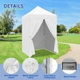 thumbnail image 6 of COOS BAY 5x5 Instant Pop Up Canopy Tent with 4 Removable Sun Walls, Lightweight Compact Portable Canopy with Carry Bag,White, 6 of 9