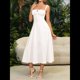 thumbnail image 5 of Vestido Midi con Corsé, Aberturas Fluidas y Cordones para Mujer, Vestido Informal de Verano de Corte A para Fiesta de Té. S, 5 of 8