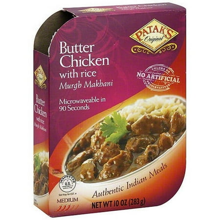 Patak's Butter Chicken With Rice, 10 oz (Pack of 8)