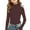 Coffee, variant on XIMIN Kids Girls Solid Color Ribbed Knitted Shirts Mock Neck Tee Top Turtleneck Long Sleeve Basic Fall Winter Casual Slim Fit Base Layer Pullover Tee
