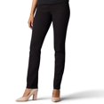 thumbnail image 2 of Women's Lee Sculpting Slim Pull-On Twill Pants Navy Houndstooth, 2 of 4