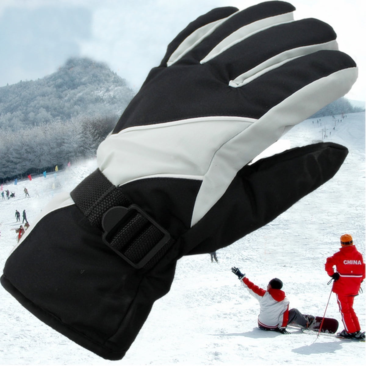 Cycling Winter Cold Weather Gloves Waterproof Windproof by