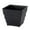 Black, variant on SWETRACE Planter Resin Black For Family 1Pc 4.7X4.4In