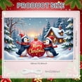 thumbnail image 2 of Penguin Winter Theme Merry Christmas Holiday Backdrop for Christmas Party Indoor Decoration New Year Celebration, 2 of 9