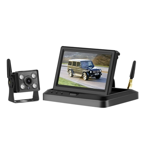AHD Wireless Car monitor Screen 5 inch TFT LCD IR Rear View Camera Reverse Backup Camera For Bus Truck ,Clear Images