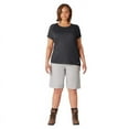 thumbnail image 4 of Dickies Women's Plus Cooling Short Sleeve Pocket T-Shirt, Black, 1PS, 4 of 4