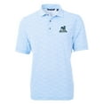 thumbnail image 2 of Men's Cutter & Buck  Light Blue Citadel Bulldogs Vault DryTec Virtue Eco Pique Botanical Print Recycled Polo, 2 of 3