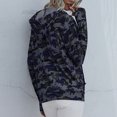 thumbnail image 4 of Sudadera con cordón de bolsillo de color sólido con cremallera con capucha informal de moda para mujer Pompotops gfhjh6846, 4 of 4
