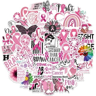 Pink Breast Cancer Stickers