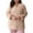 Khaki, variant on Winter Coats for Women Pajamas Double-Faced Fleece Thickened Home Wear Cardigan Winter Clothing for Women S-3XL